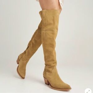 Tecovas | Bailey Over-The-Knee Sahara Suede Boots 🤠 | Size 11B